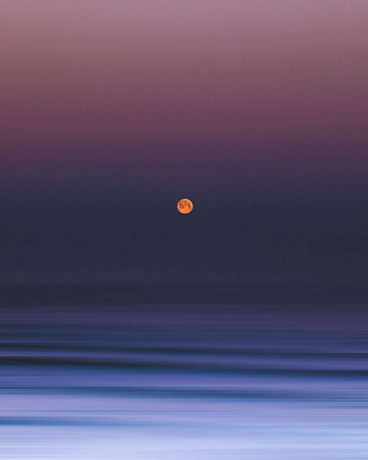 Coucher de lune onirique