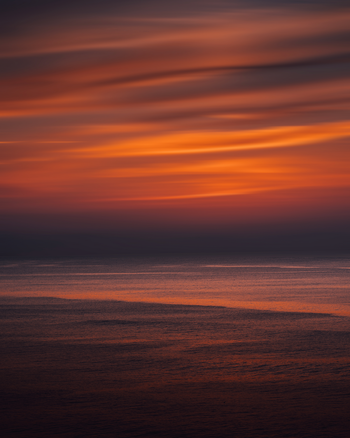 Coucher de soleil onirique