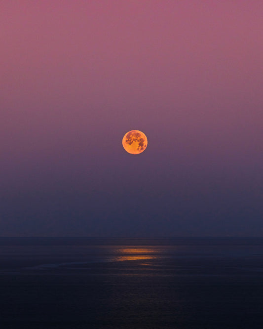 Dreamy Moonset
